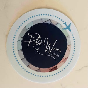 Pilot Wives Club Sticker