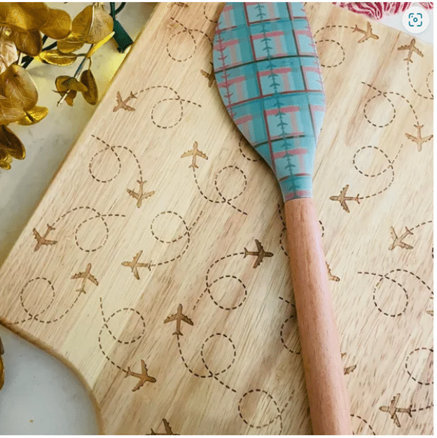 Airplane Engraved Cutting Board