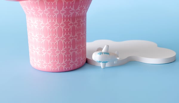Pink Airplane Tumbler - Pilot Wives Club