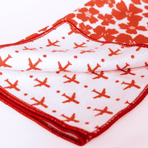 Red Airplane Kitchen Towel