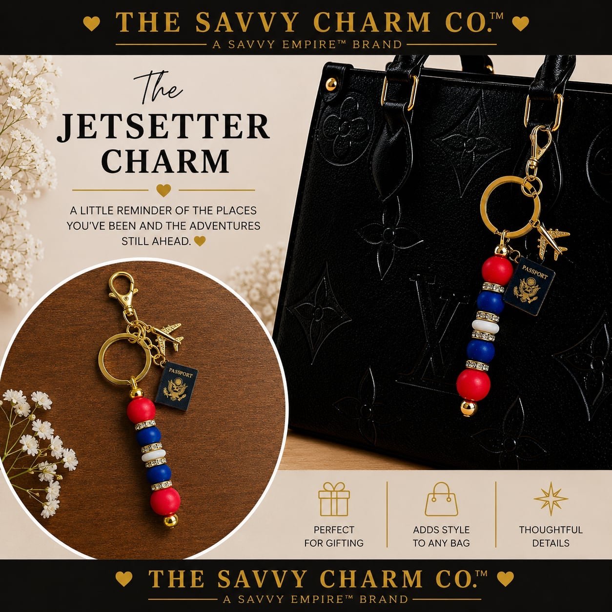 Aviation Bag Charm