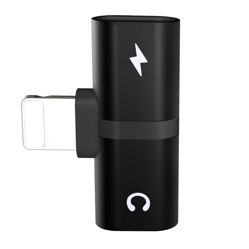2-in-1 Dual Port Headphone Adapter for iPhone