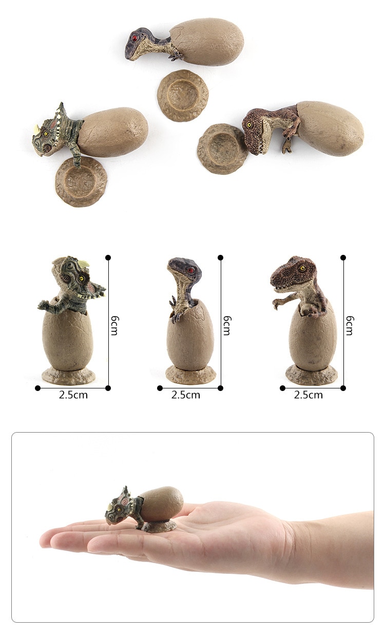 Kid's Little Dinosaur Archeology Toys 3 Pcs Set