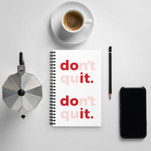 Motivational Spiral notebook