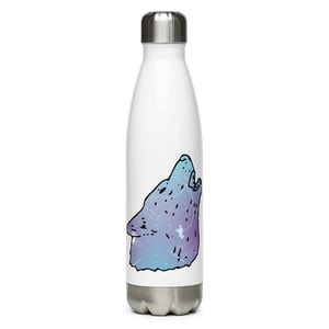 Galaxy Wolf Stainless Steel Water Bottle