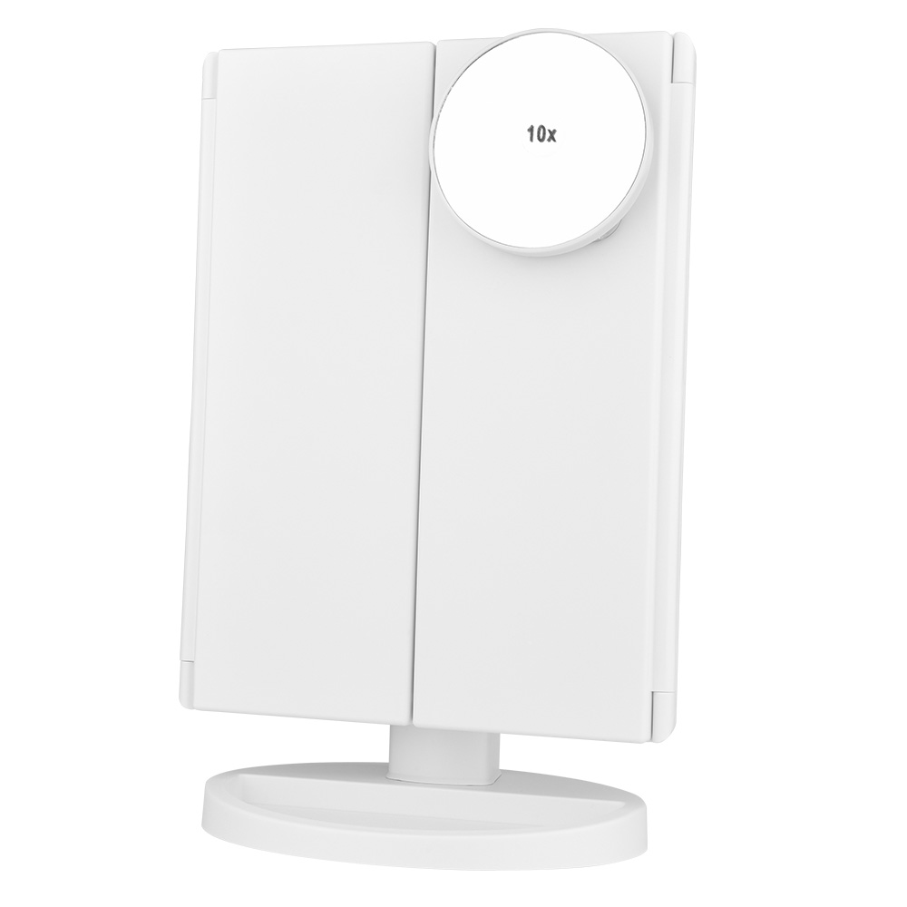 Fragmented Magnifying LED Makeup Mirror