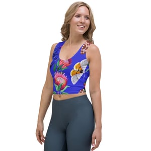 Snug Fitting Floral Crop Top