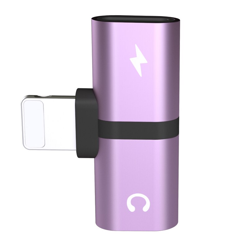 2-in-1 Dual Port Headphone Adapter for iPhone