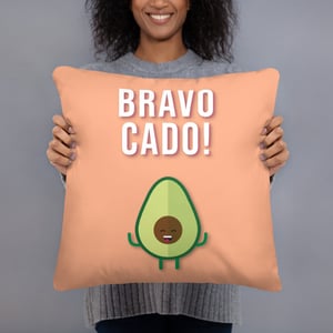 Bravocado Throw Pillow