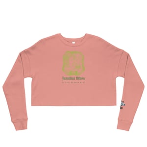 Familiar Vibes Crop Sweatshirt