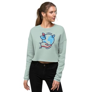 Women’s Protect Mother Earth  Crop Sweatshirt