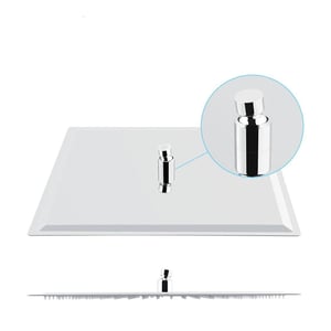 Rotating Rainfall Ceiling Mounted Shower Head