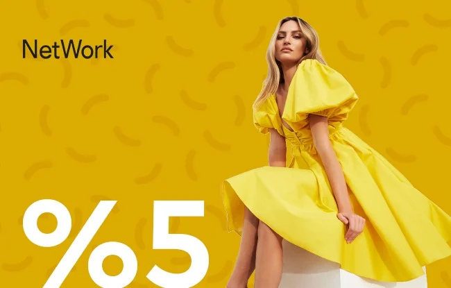 5% Cashback for your purchases at Network with ParamKart!
