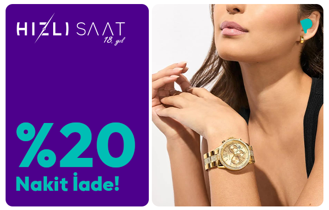 ParamKartllara Hzl Saatte %20 Nakit ade!