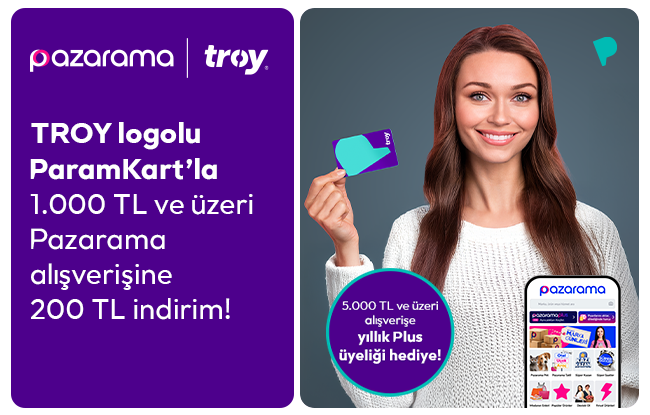 ParamKartllara Pazaramada 200 TL ndirim!