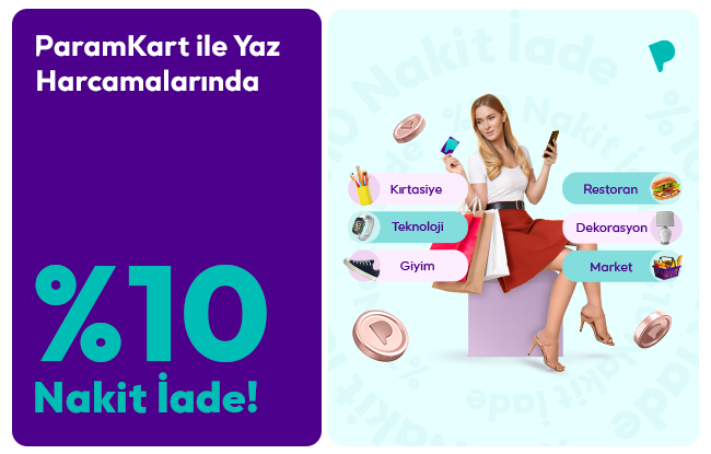 ParamKarttan Seili Markalarda %10 Nakit ade