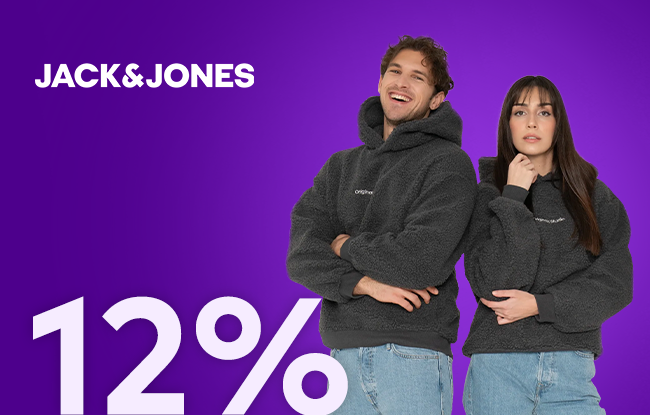 12% Cash Back on Jack&Jones Spending for ParamKart Holders!