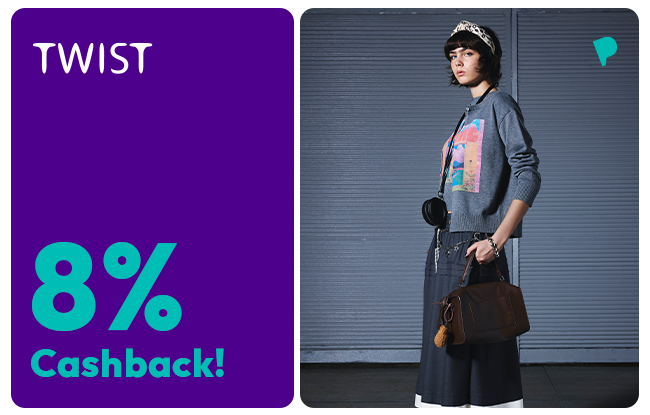 8% Cashback for your purchases at Twist with ParamKart.