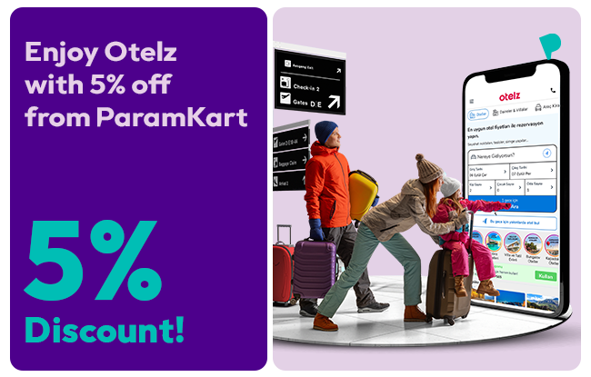 Get 5% Off at Otelz with ParamKart!