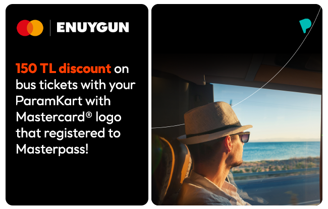ParamKart holders at ENUYGUN 150 TL Discount