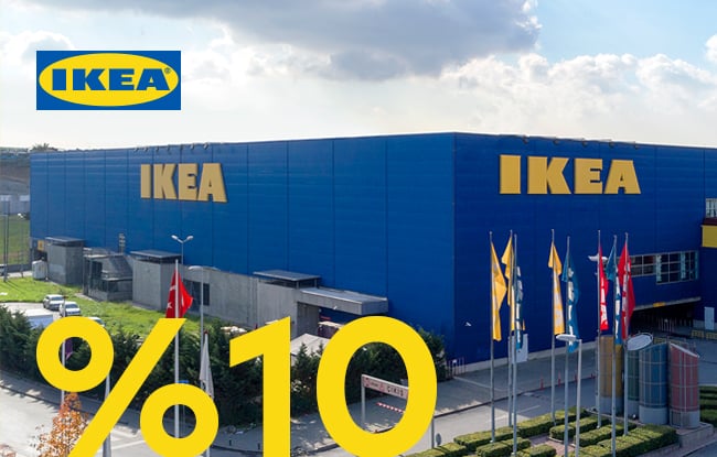 ParamKart'la Yapacağın IKEA Alışverişinde %10 Nakit İade Seni Bekliyor!