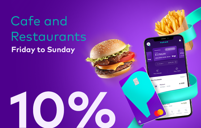 Get 10% cashback at cafes and restaurants with ParamKart!