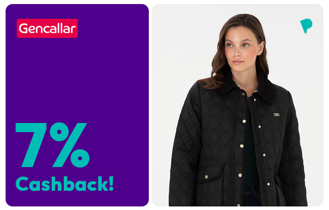 7% Cashback for your purchases at Gencallar with ParamKart.
