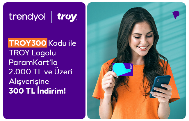ParamKarttan  Trendyolda 300 TL ndirim!