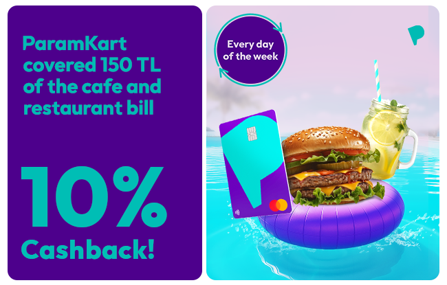 Get 10% cashback at cafes and restaurants with ParamKart!