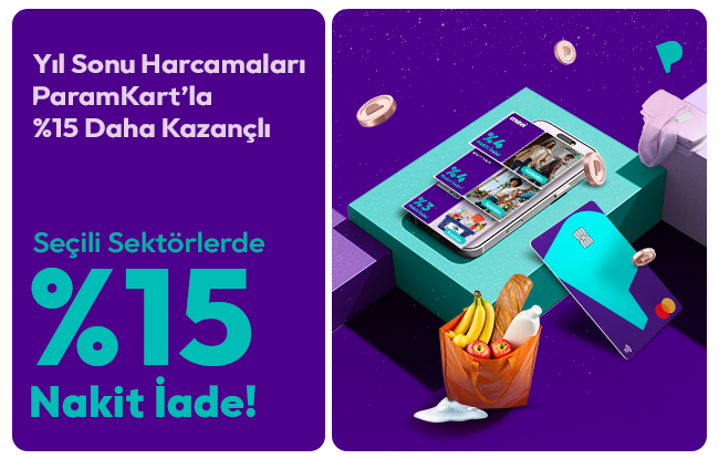 ParamKarttan Seili Markalarda %15 Nakit ade