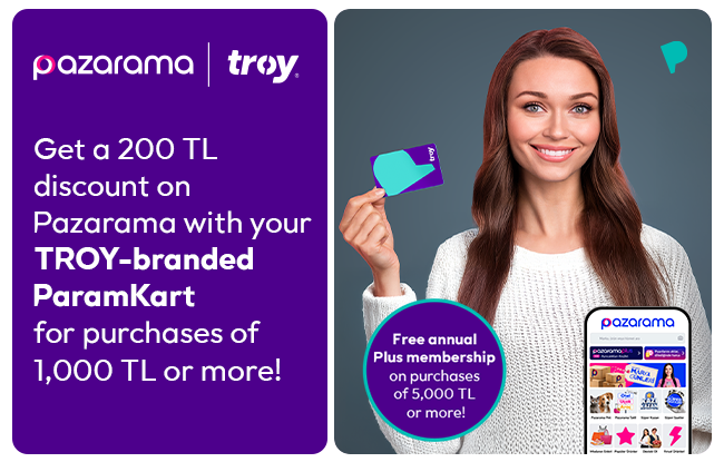200 TL Discount for ParamKart Holders at Pazarama!