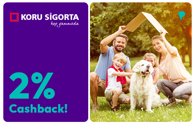 ParamKart Holders Get 2% Cash Back at Koru Sigorta