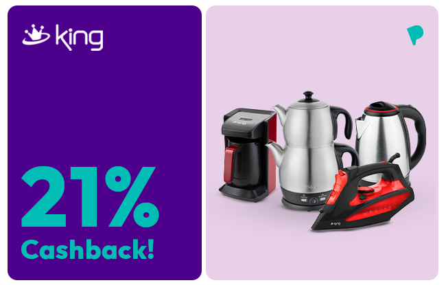 21% Cash Back on King Spending for ParamKart Holders!