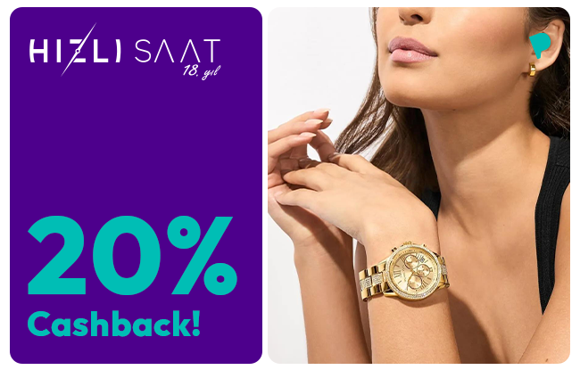 20% Cash Back for ParamKart Holders at Hzl Saat!