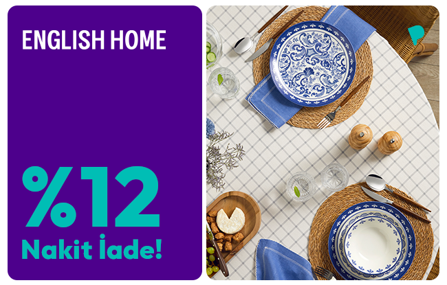 ParamKartllara English Home Harcamalarnda %12 Nakit ade!