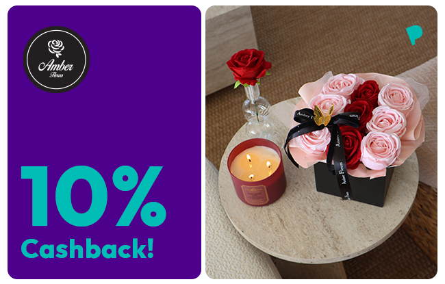 10% Cashback at Amber Fleurs for ParamCard Holders!