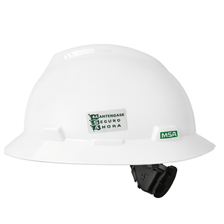 CASCO V-GARD DE ALA AMPLIA FASTRACK III MSA M2303541F COLOR BLANCO