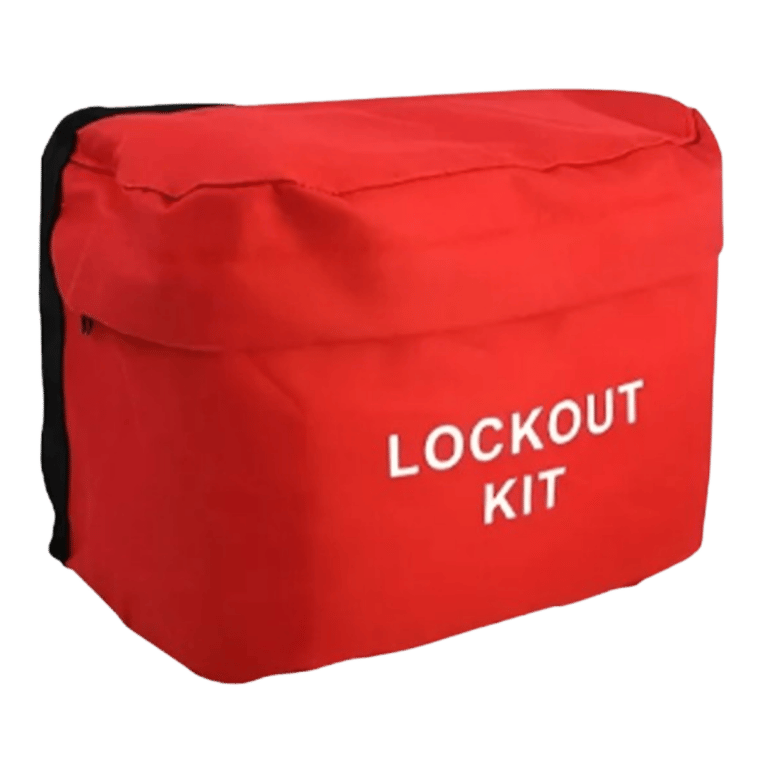 BOLSA DE SEGURIDAD PARA EQUIPO LOTO PORTATIL 24x16x10cm COLOR ROJO_B41