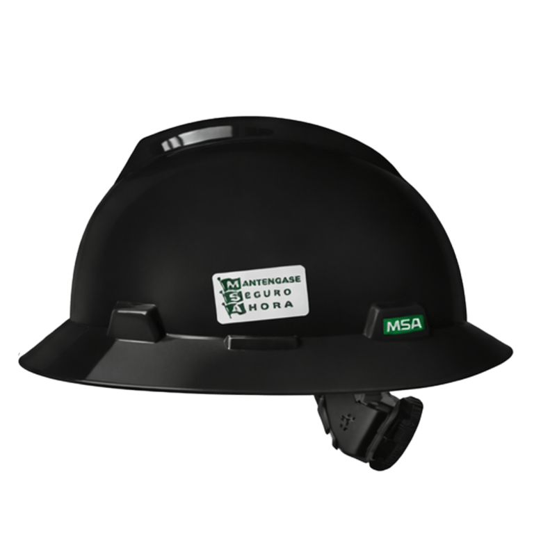 CASCO V-GARD DE ALA AMPLIA FASTRACK III MSA 10031801 COLOR NEGRO