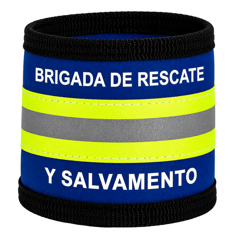 BRAZALETE DE SEGURIDAD PARA BRIGADA DE RESCATE Y SALVAMENTO