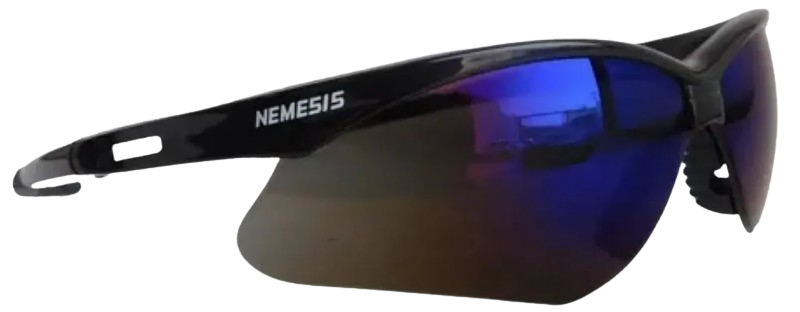 Imagen 1 de LENTES NEMESIS AZULES ESPEJEADOS CON ARMAZON NEGRO_14481