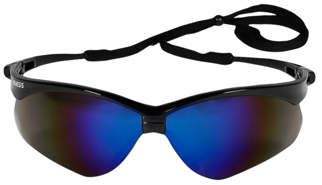 LENTES NEMESIS AZULES ESPEJEADOS CON ARMAZON NEGRO_14481