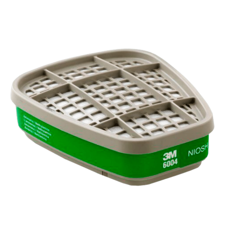 CARTUCHO CONTRA AMONIACO Y METILAMINA 3M 6004 PQT (2 PIEZAS)