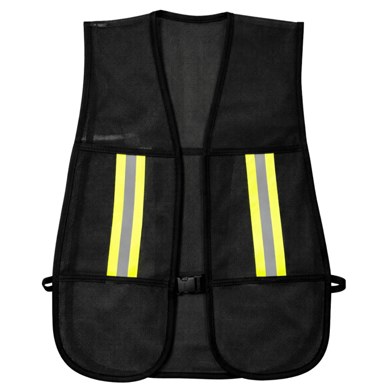 CHALECO DE MALLA COLOR NEGRO