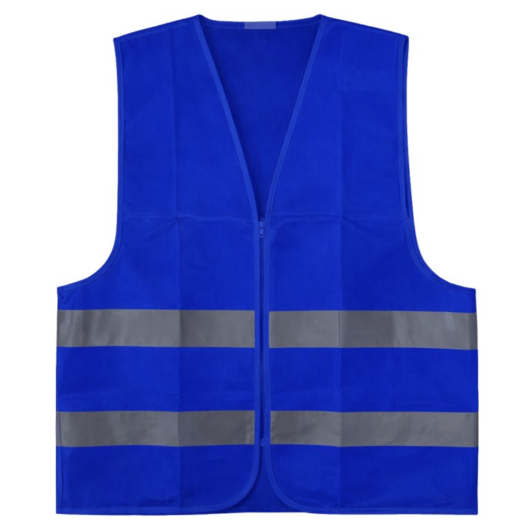 CHALECO CLASE II CON CIERRE COLOR AZUL