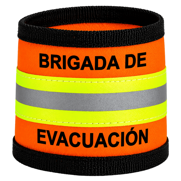 BRAZALETE DE SEGURIDAD PARA BRIGADA DE EVACUACIÓN