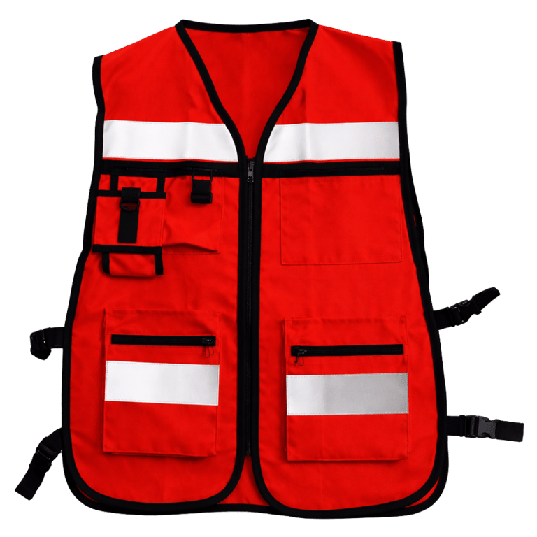 CHALECO SUPERVISOR BRIGADISTA COLOR ROJO