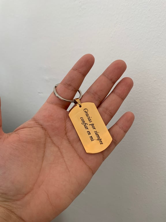 Imagen 1 de Llavero rectangular personalizado con fotografía