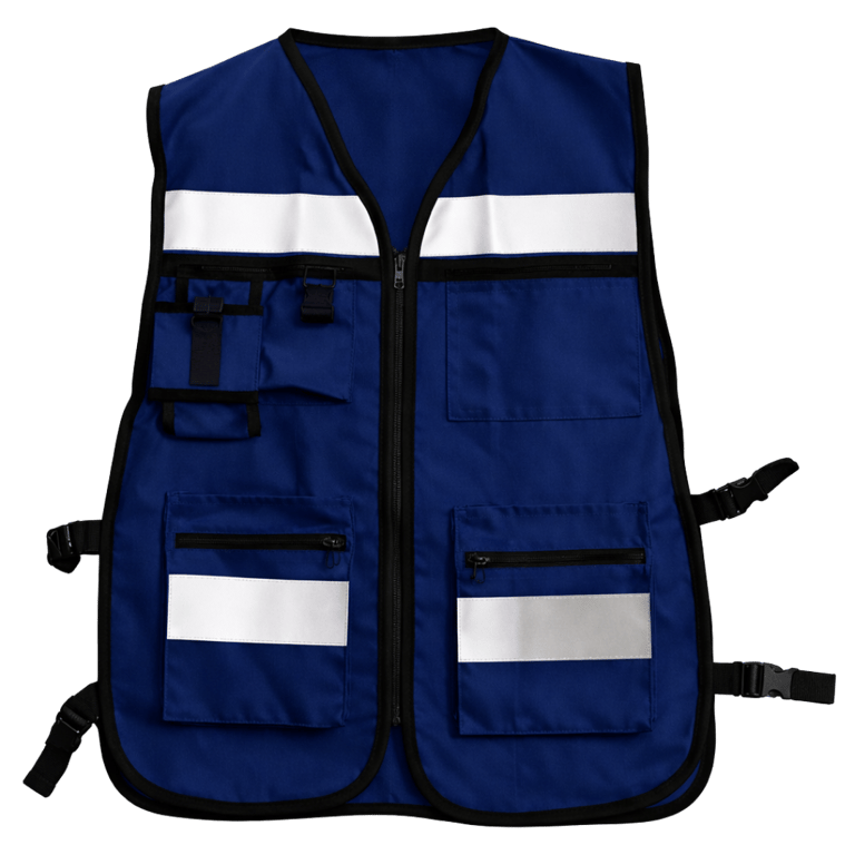 CHALECO SUPERVISOR BRIGADISTA COLOR AZUL MARINO