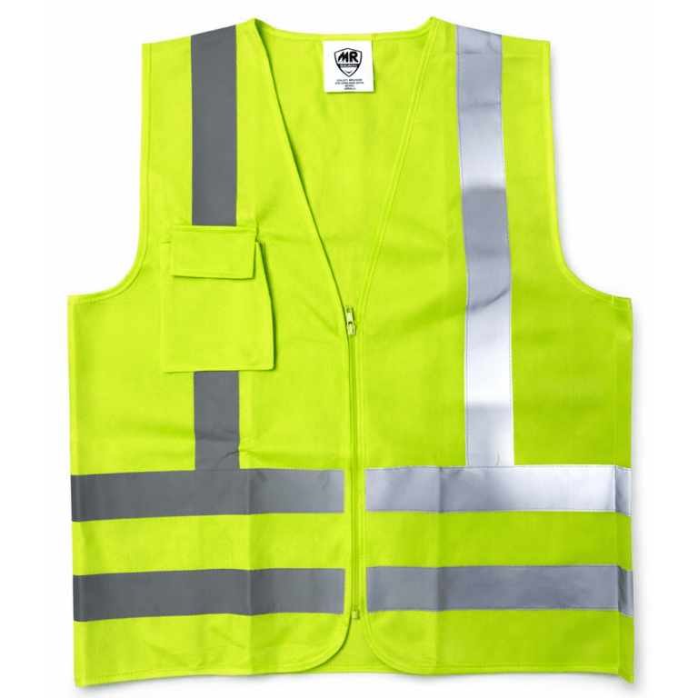 CHALECO SUPER LUX ZIPPER SR1051 TIPO R CLASE 2 COLOR AMARILLO